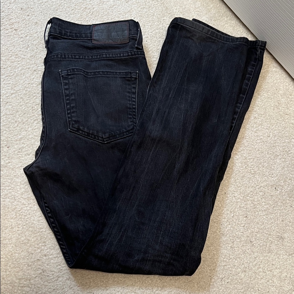 Men's Size 34x34 Adam Levine THE DEAN Collection BLACK Wash Jeans GUC